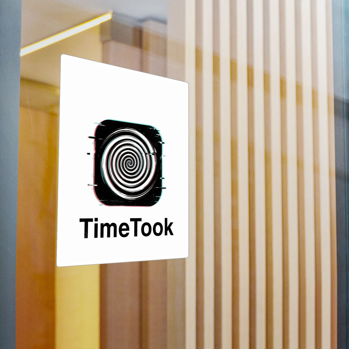 "TimeTook" Kiss-Cut Vinyl Stickers
