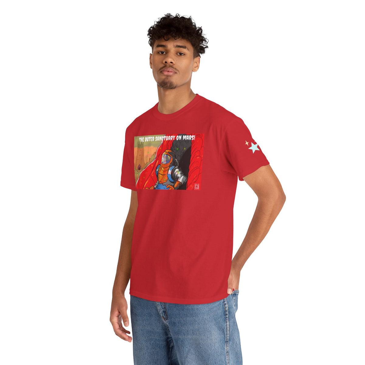 "The Outer Sanctuary on Mars" Heavy Cotton Graphic Tee