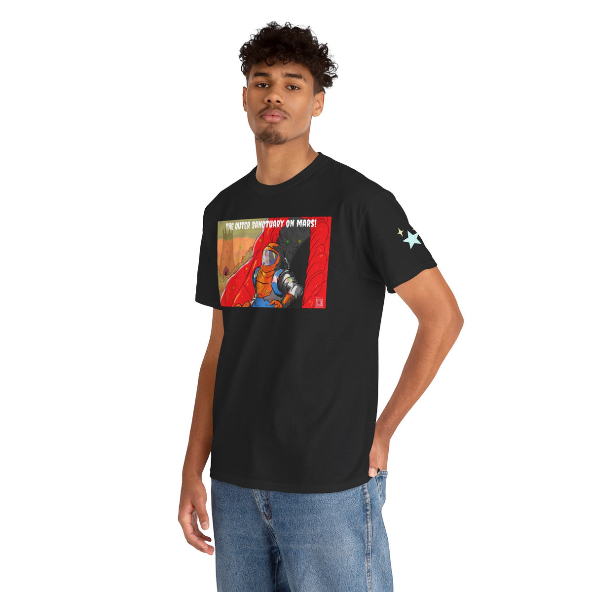 "The Outer Sanctuary on Mars" Heavy Cotton Graphic Tee