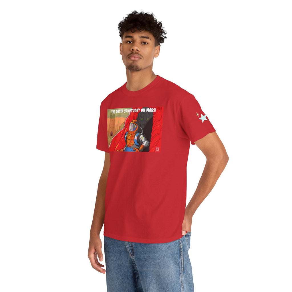 "The Outer Sanctuary on Mars" Heavy Cotton Graphic Tee