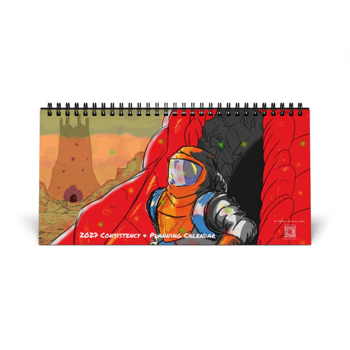 "The Outer Sanctuary on Mars" 2027 Consistency + Planning Physical Calendar