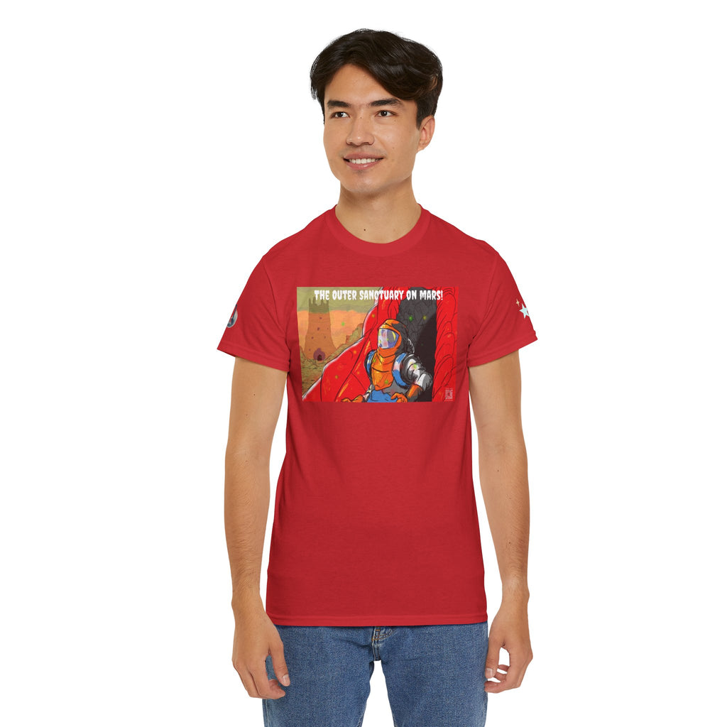 "The Outer Sanctuary on Mars" Heavy Cotton Graphic Tee