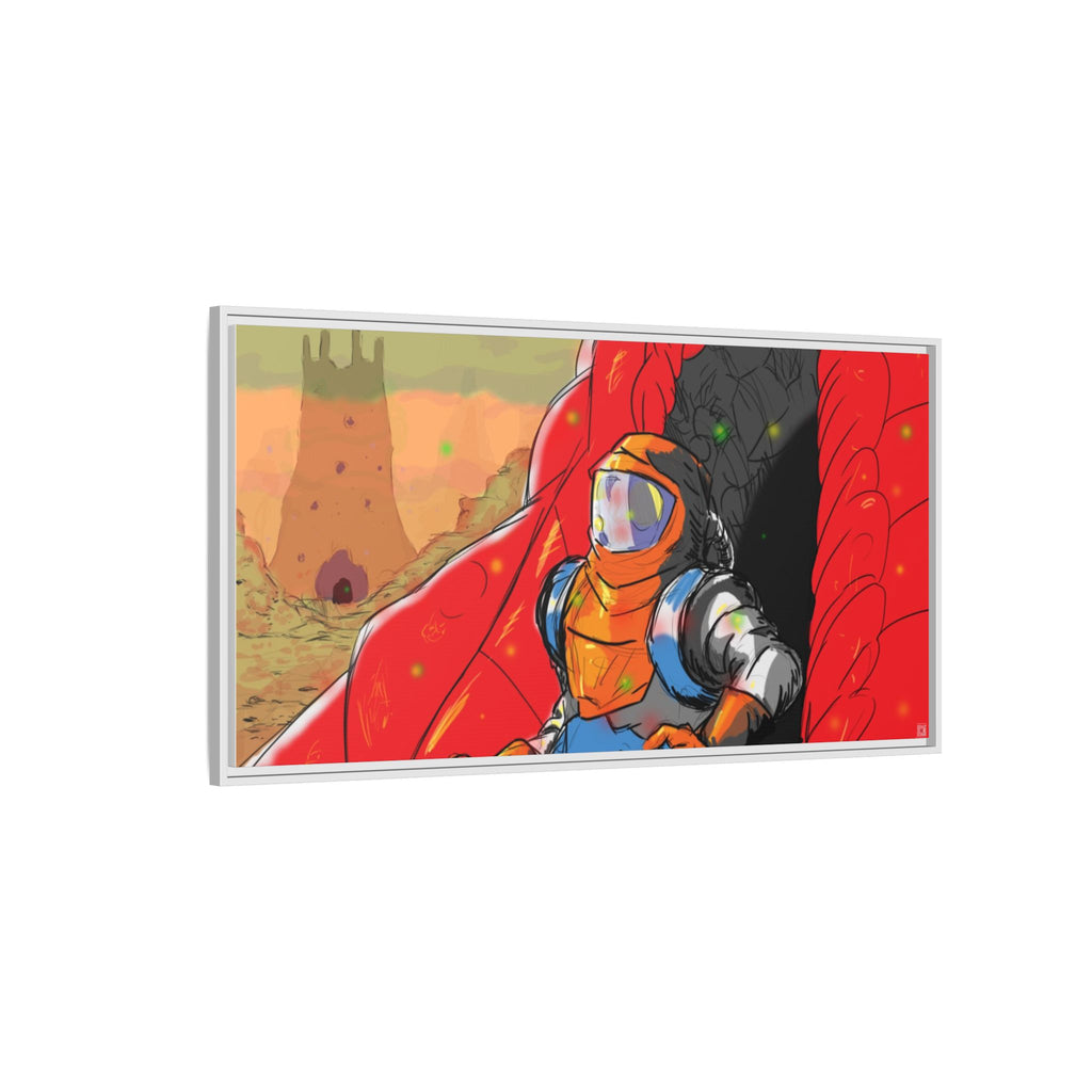 "The Outer Sanctuary on Mars" Framed Art Print
