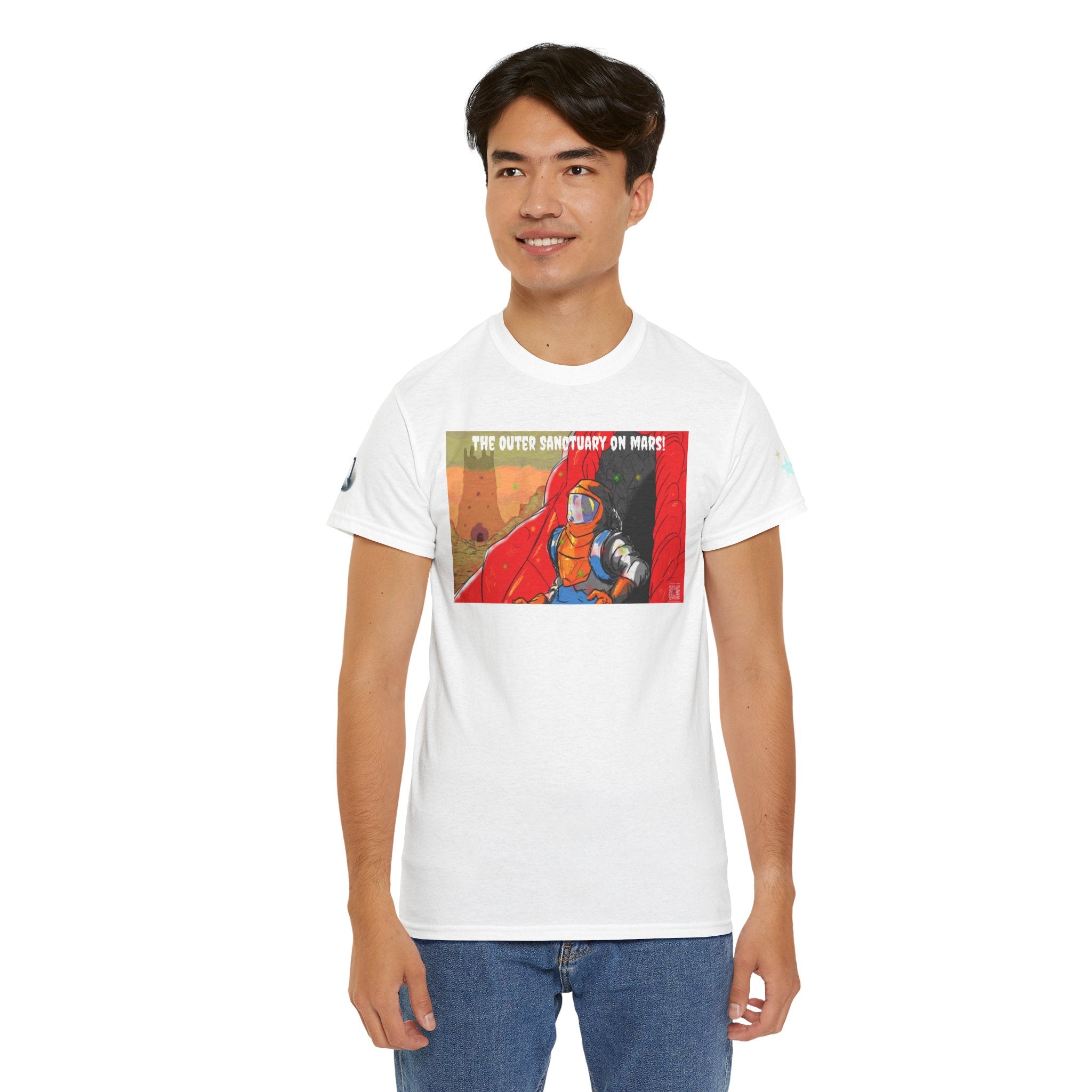 "The Outer Sanctuary on Mars" Heavy Cotton Graphic Tee