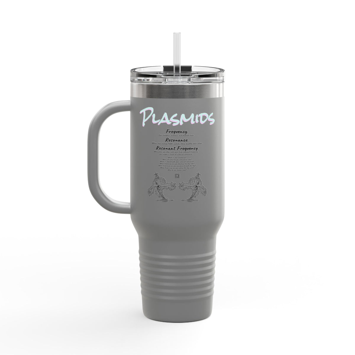"Plasmids" 40oz Insulated Travel Mug