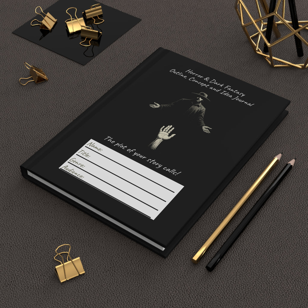 Lined Horror & Dark Fantasy Writing Journal for Writers