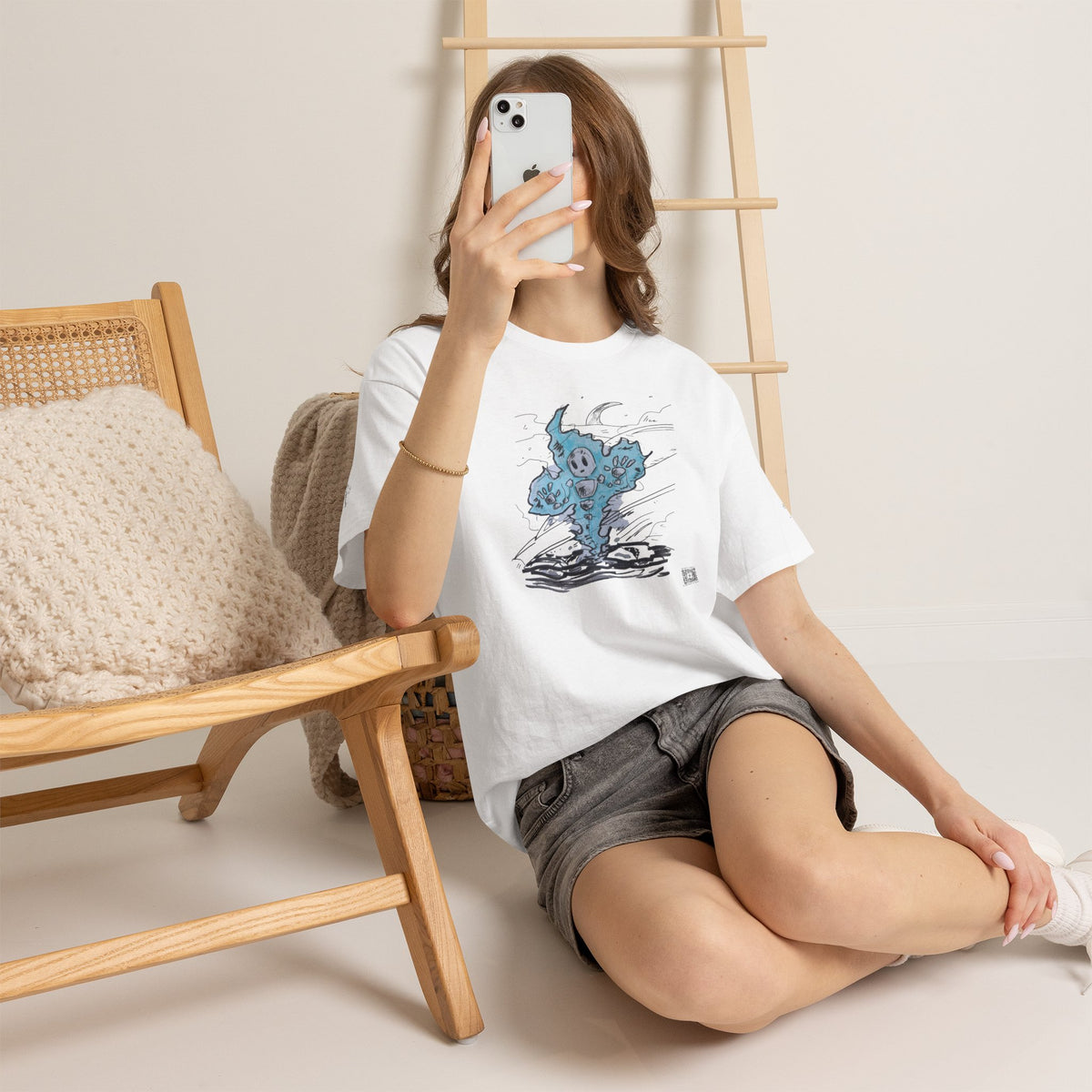 "Neutral Plasmid" Heavy Cotton Tee