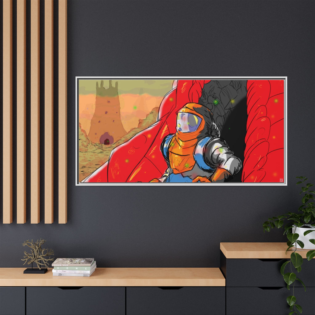 "The Outer Sanctuary on Mars" Framed Art Print