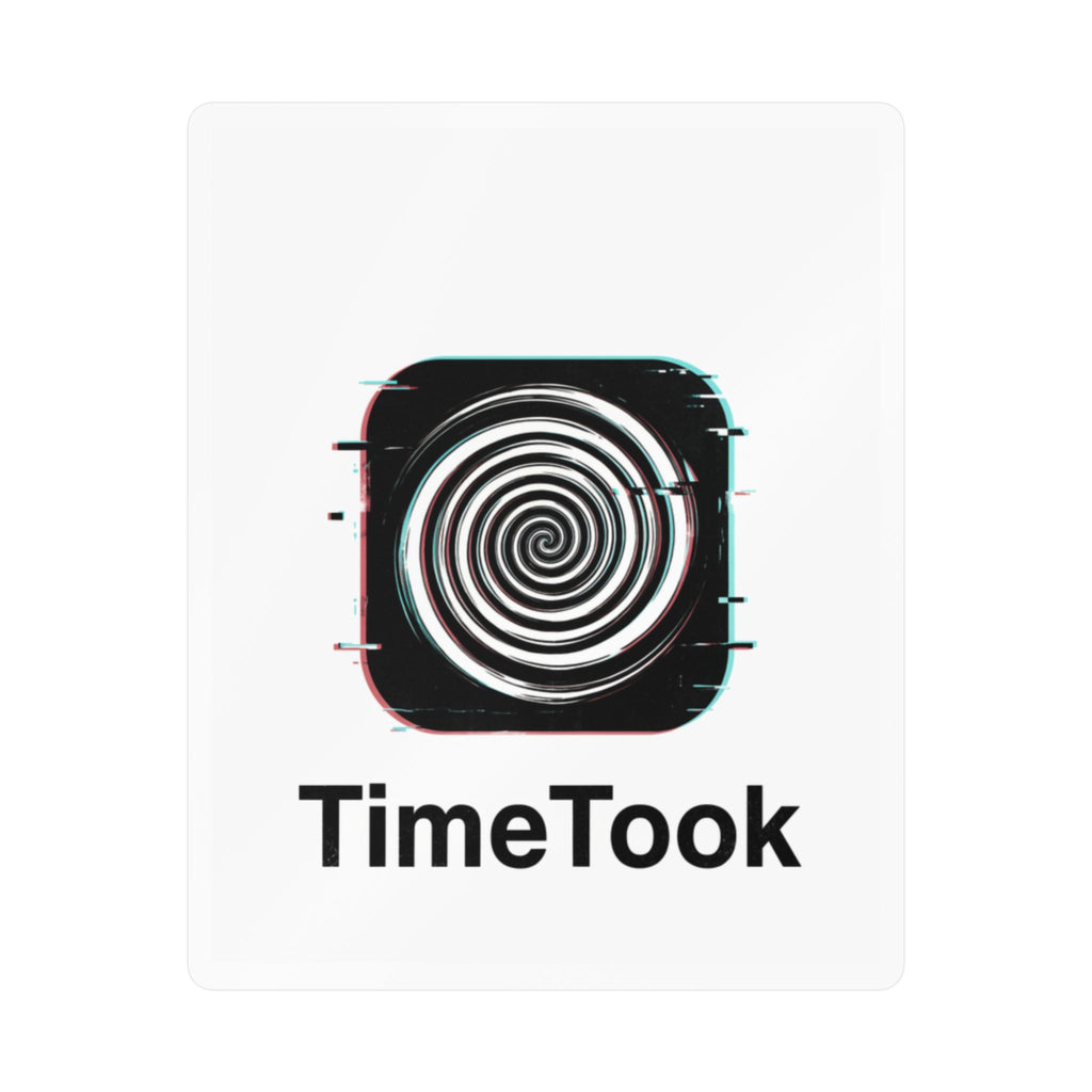 "TimeTook" Kiss-Cut Vinyl Stickers