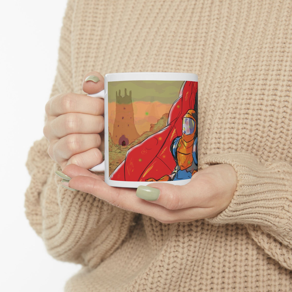 "The Outer Sanctuary on Mars" Ceramic Mug (11oz & 15oz)