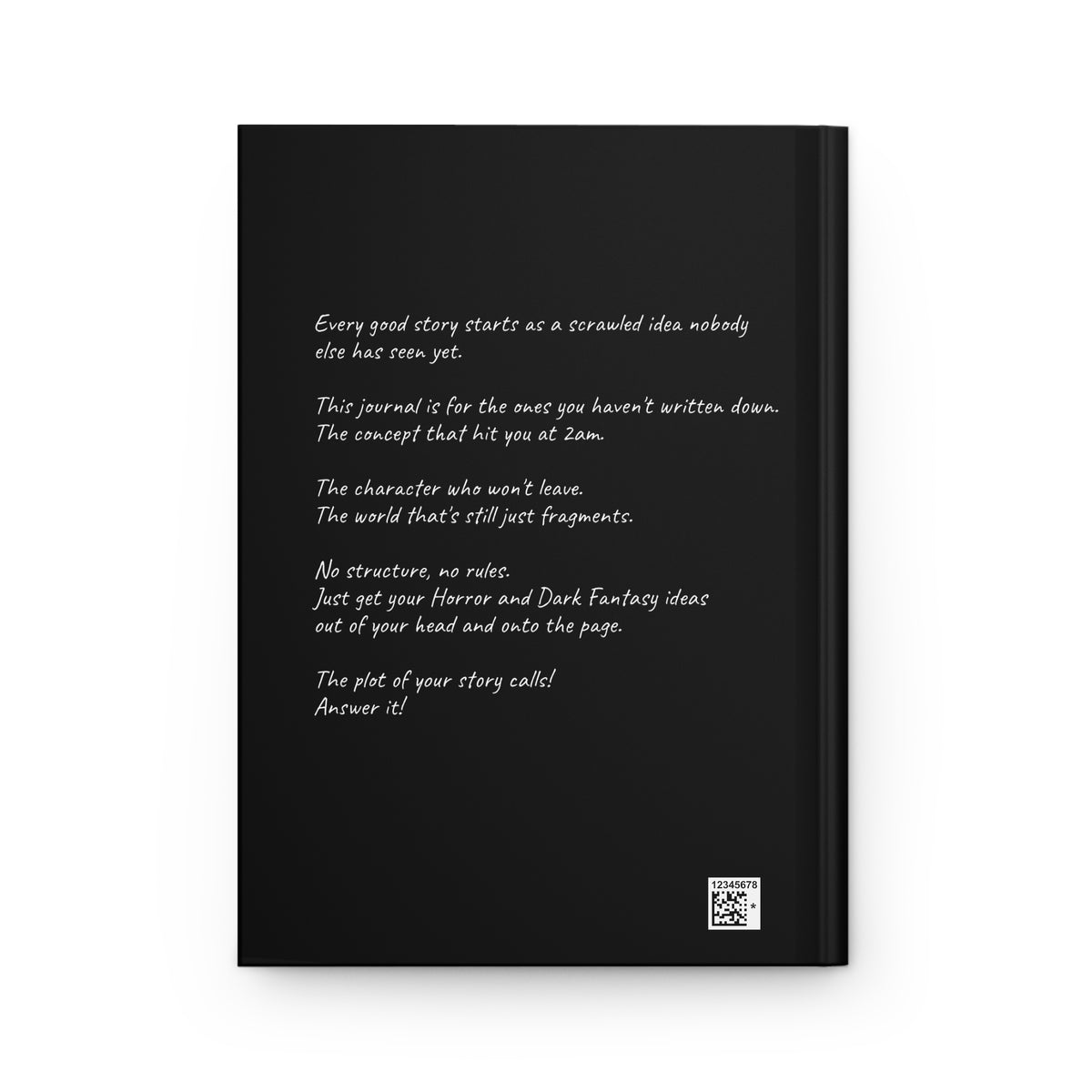 Lined Horror & Dark Fantasy Writing Journal for Writers