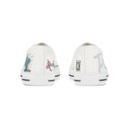 "Neutral Energy Plasmid" Men's Low Top Canvas Sneakers