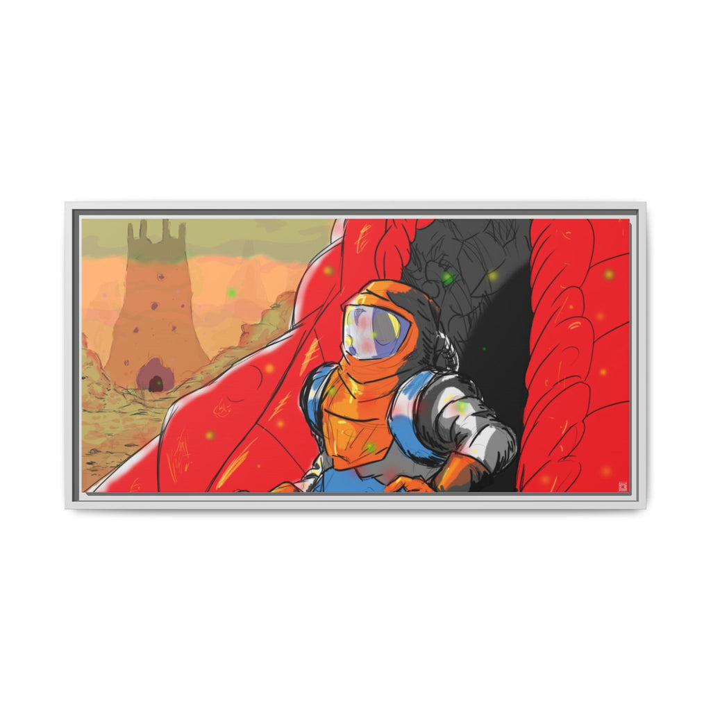 "The Outer Sanctuary on Mars" Framed Art Print