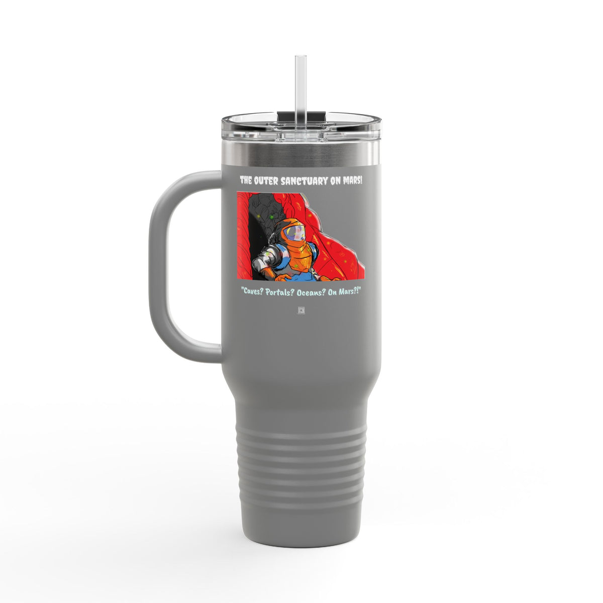 "The Outer Sanctuary on Mars" 40oz Insulated Travel Mug