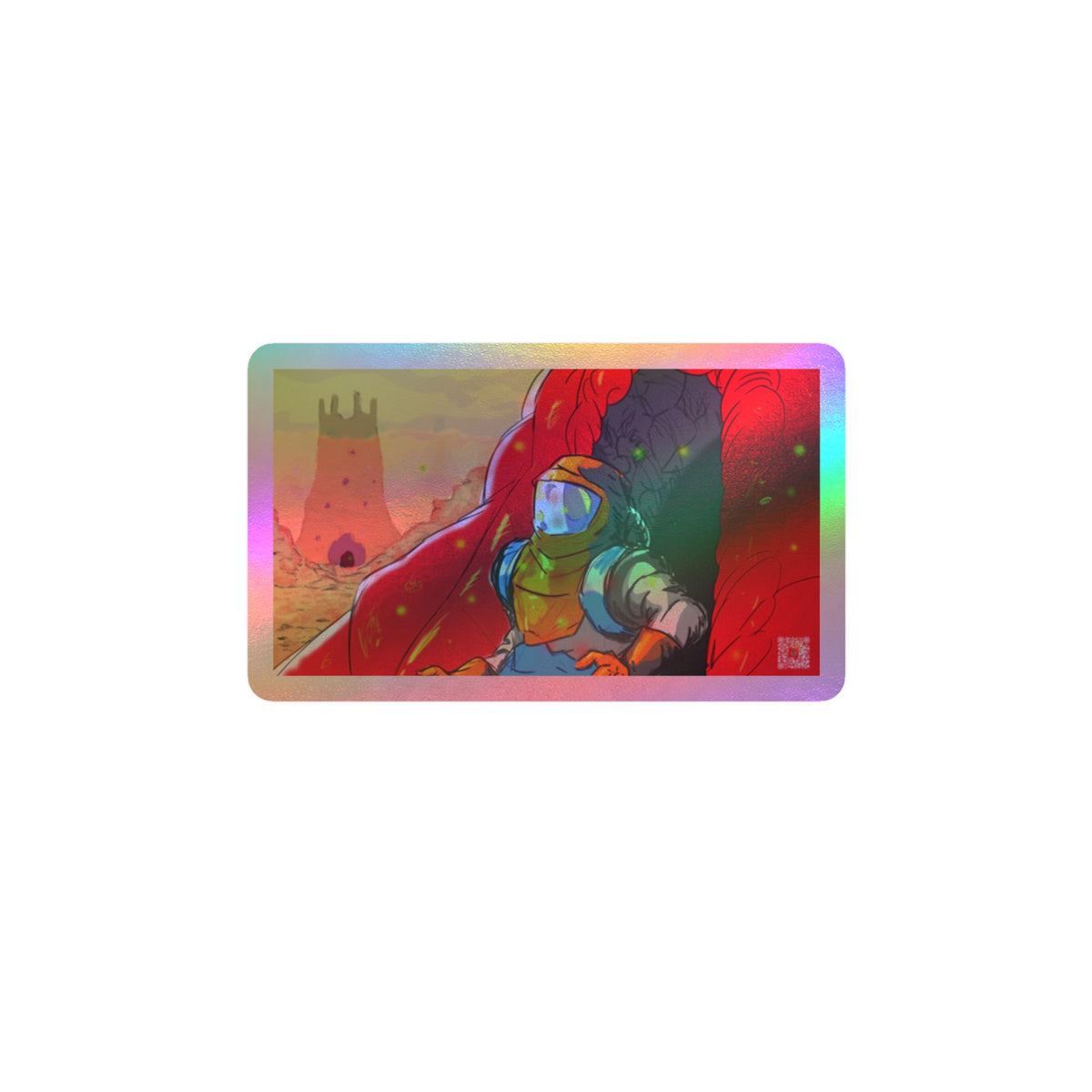 "The Outer Sanctuary on Mars" Kiss-Cut Vinyl Stickers