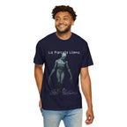 Camiseta Gráfica Unisex "Pallid — La Parcela Llama" | Negro o Azul Marino Comfort Colors