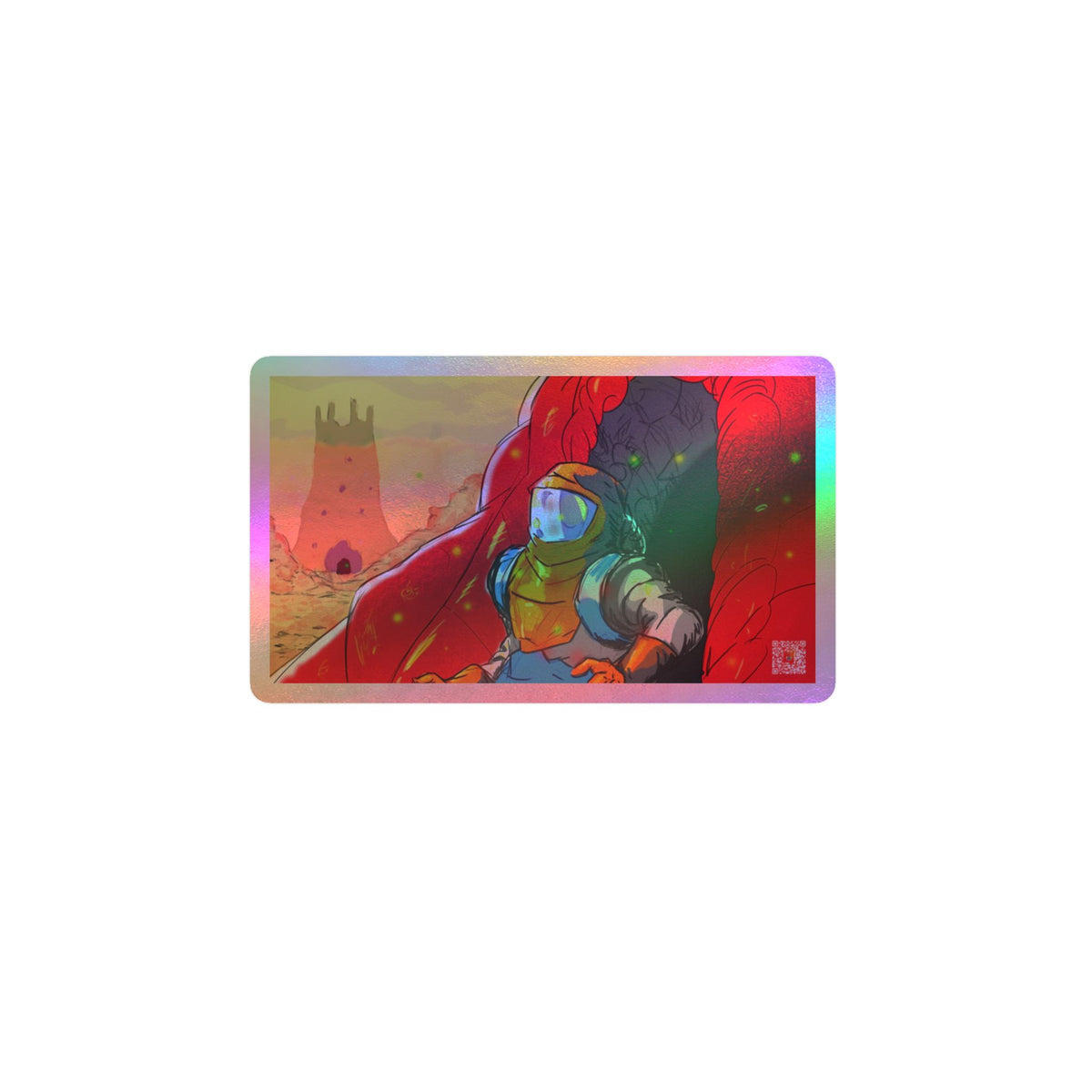 "The Outer Sanctuary on Mars" Kiss-Cut Vinyl Stickers
