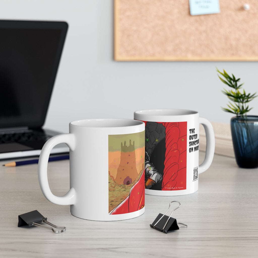 "The Outer Sanctuary on Mars" Ceramic Mug (11oz & 15oz)