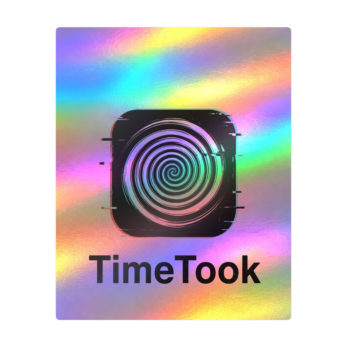 "TimeTook" Kiss-Cut Vinyl Stickers