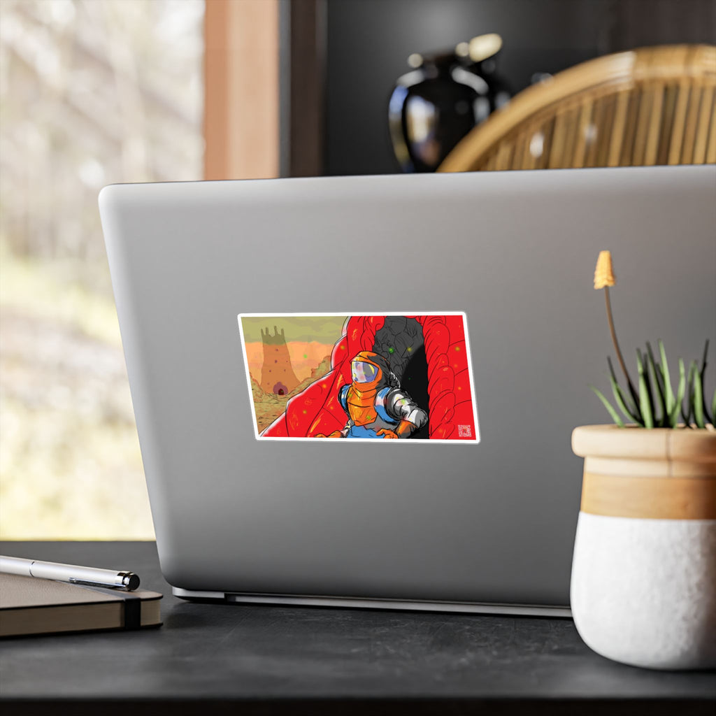 "The Outer Sanctuary on Mars" Kiss-Cut Vinyl Stickers