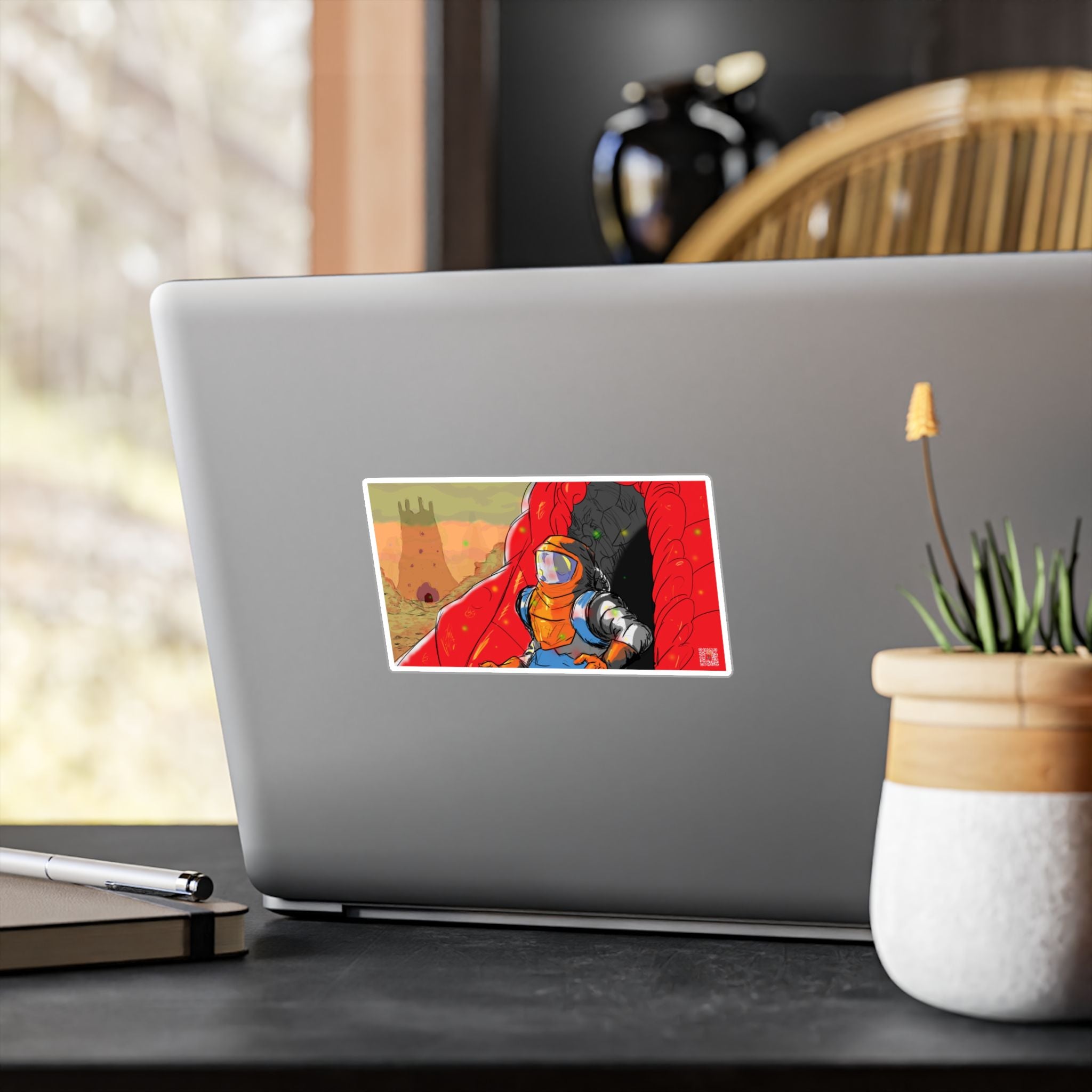 "The Outer Sanctuary on Mars" Kiss-Cut Vinyl Stickers