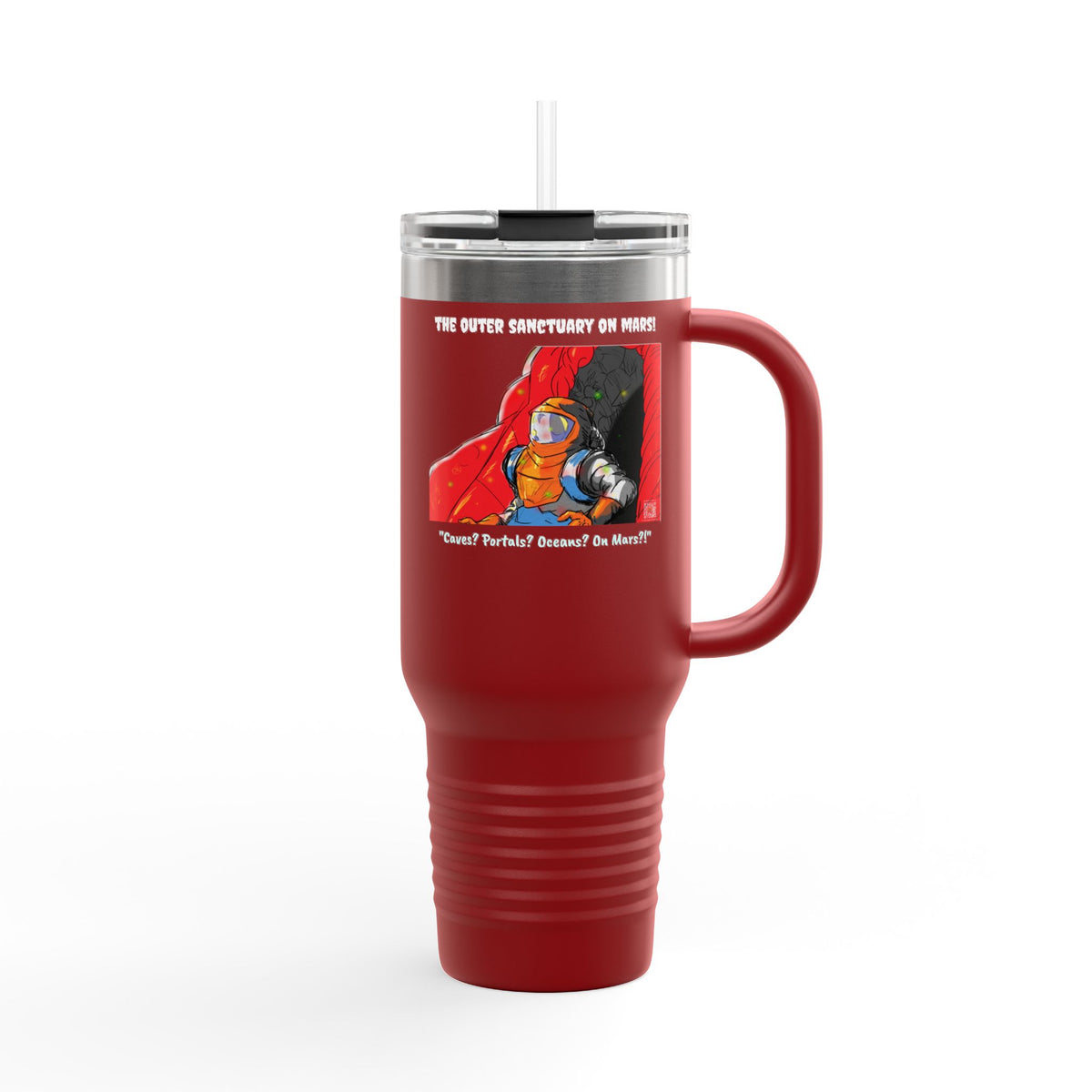 "The Outer Sanctuary on Mars" 40oz Insulated Travel Mug