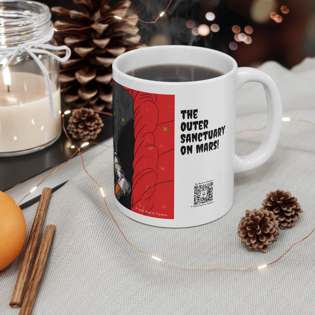 "The Outer Sanctuary on Mars" Ceramic Mug (11oz & 15oz)