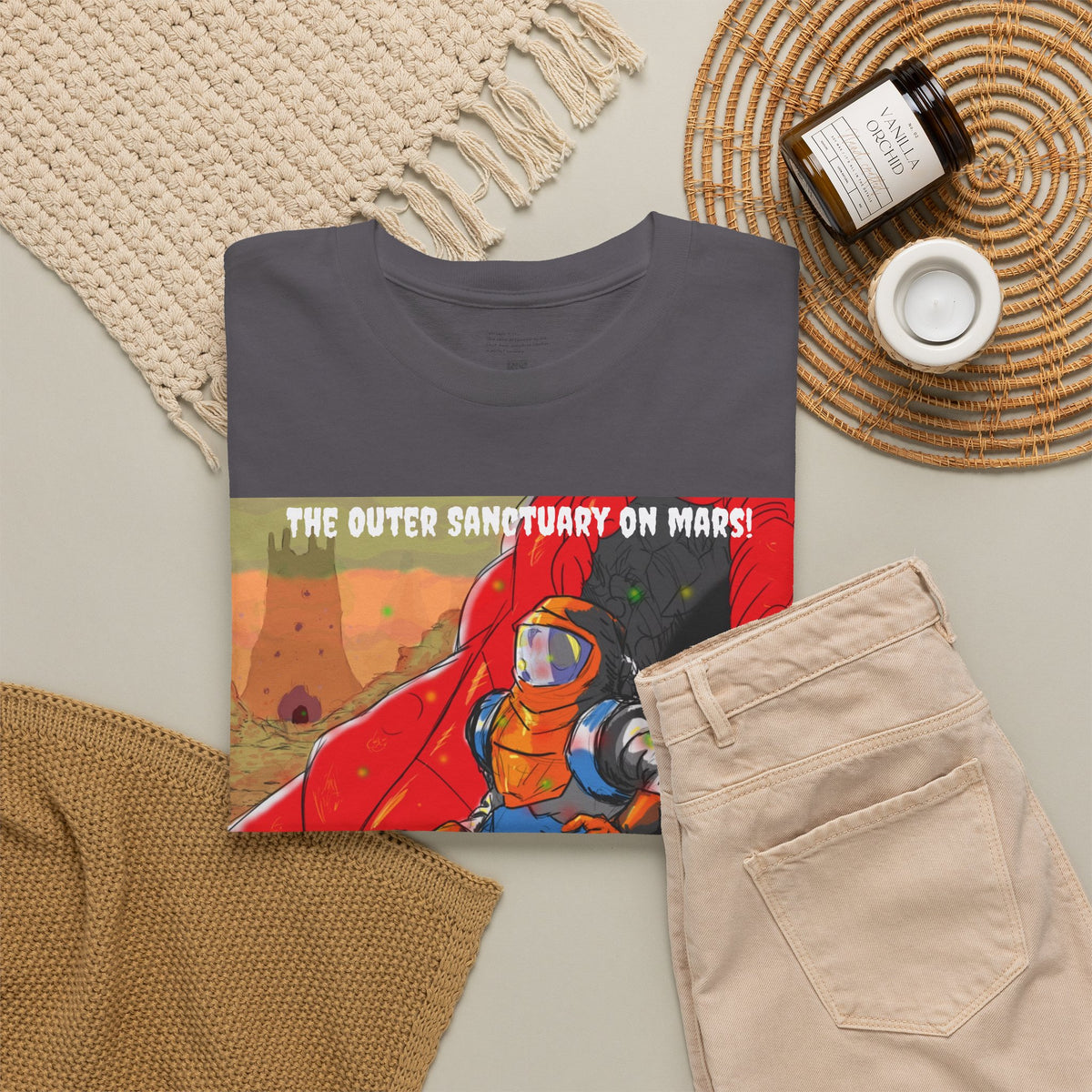 "The Outer Sanctuary on Mars" Heavy Cotton Graphic Tee