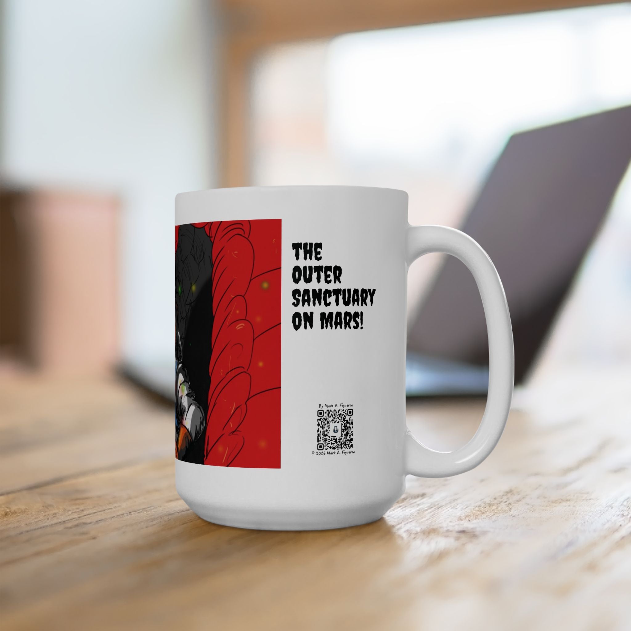 "The Outer Sanctuary on Mars" Ceramic Mug (11oz & 15oz)