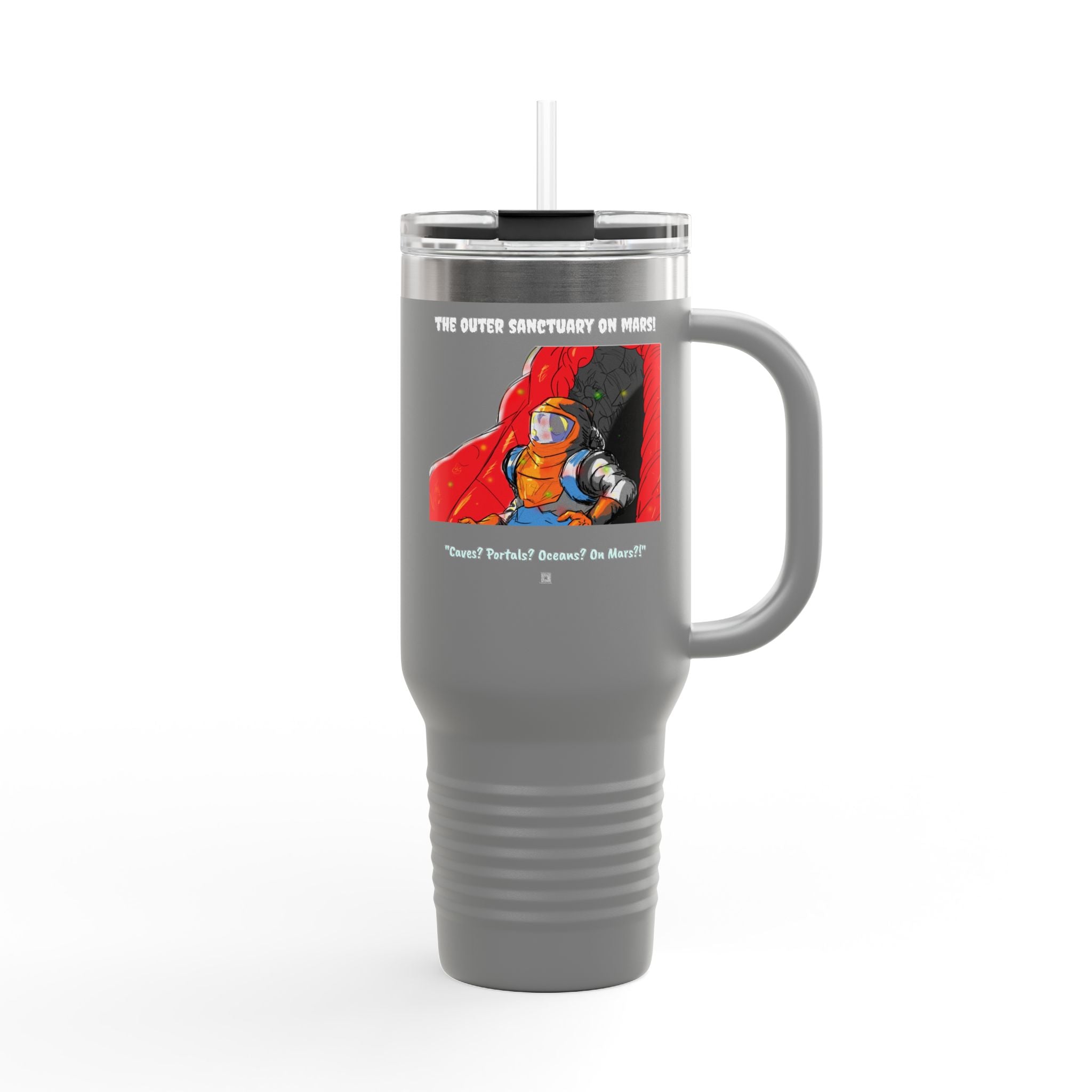 "The Outer Sanctuary on Mars" 40oz Insulated Travel Mug