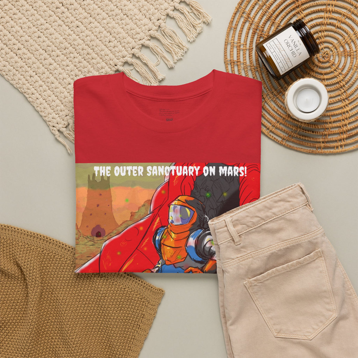 "The Outer Sanctuary on Mars" Heavy Cotton Graphic Tee