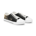 "The Plot Calls" Men's Low Top Canvas Sneakers