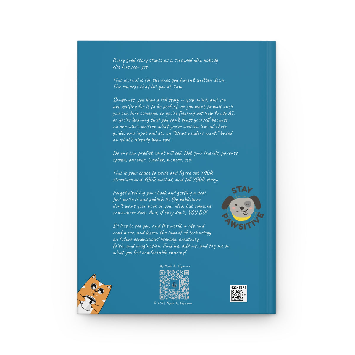 Lined SciFi and Fantasy Fiction Hardcover Concept, Outline, and Idea Journal for Writers