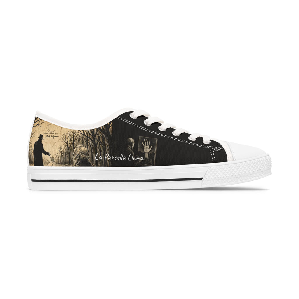"La Parcela Llama" Zapatillas de Lona Bajas para Mujer