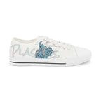 "Neutral Energy Plasmid" Men's Low Top Canvas Sneakers