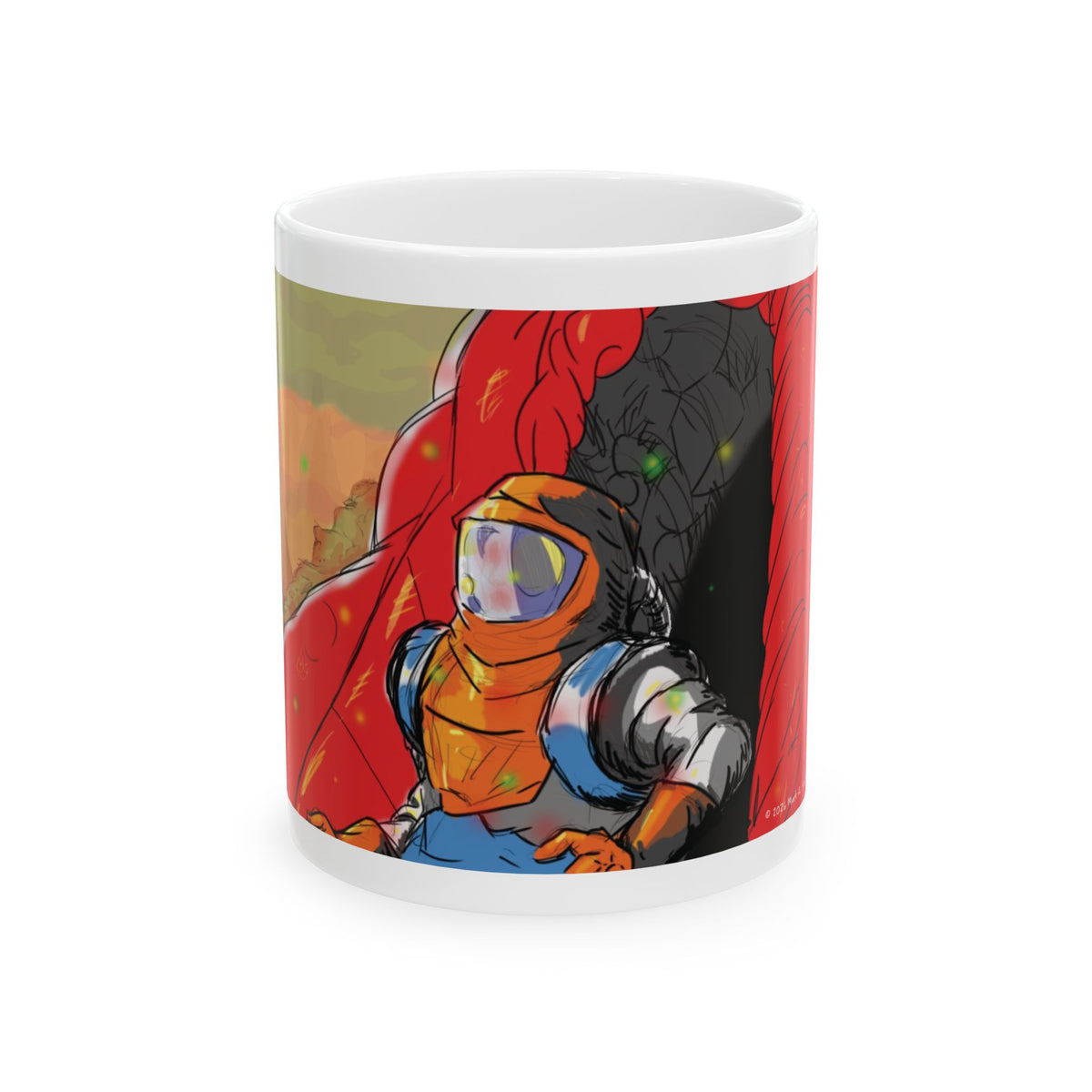 "The Outer Sanctuary on Mars" Ceramic Mug (11oz & 15oz)