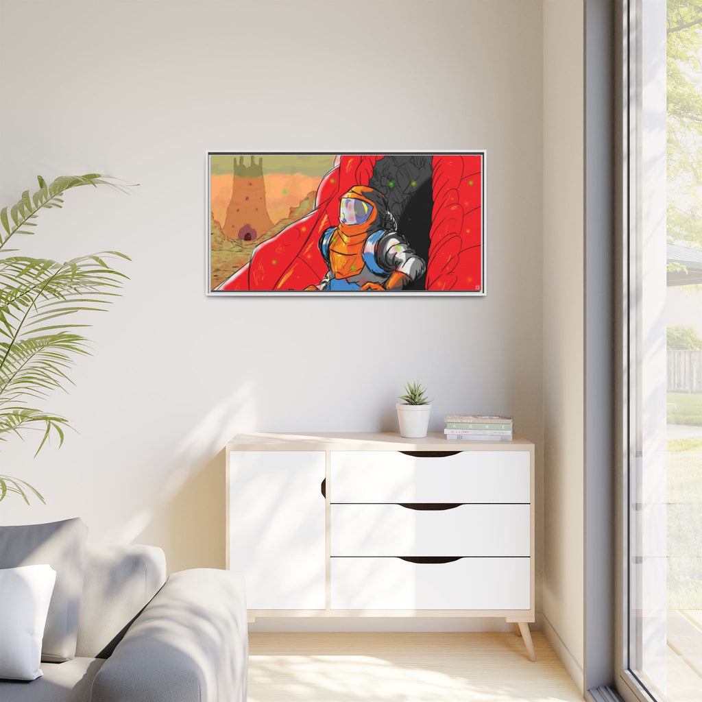 "The Outer Sanctuary on Mars" Framed Art Print