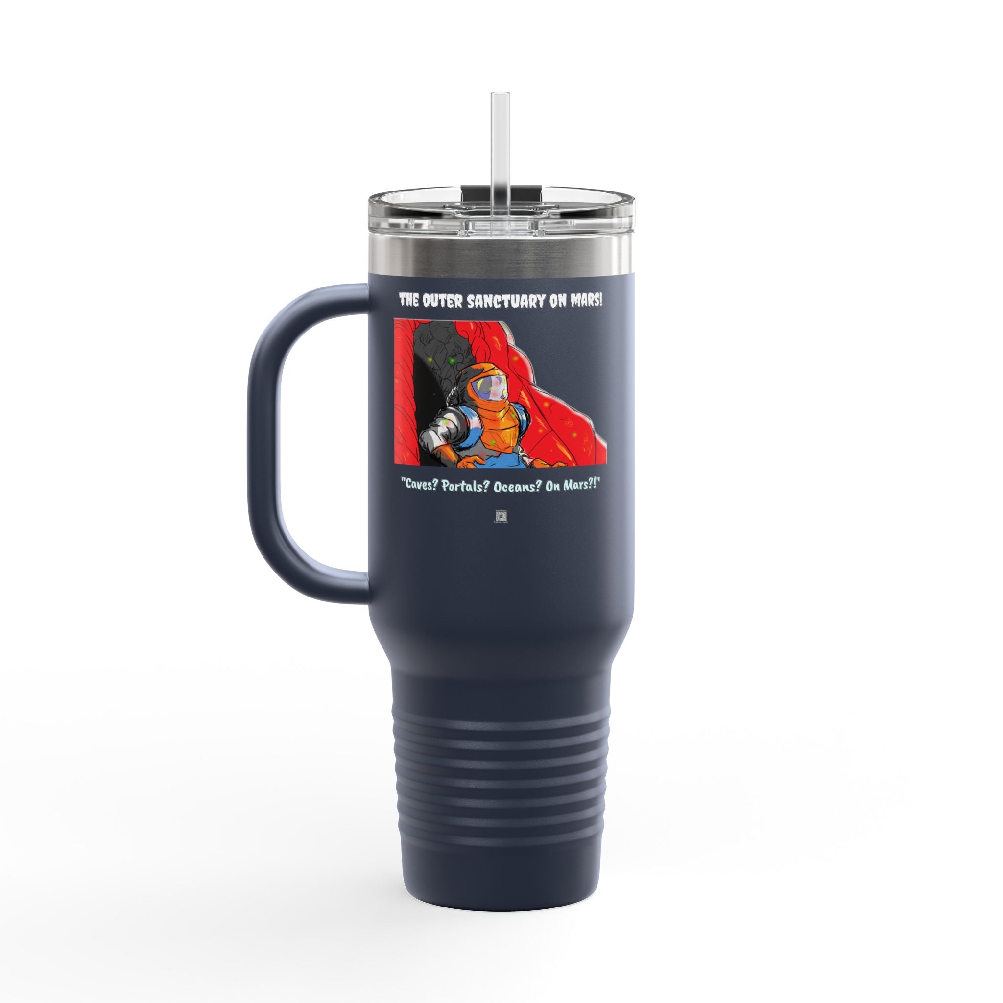 "The Outer Sanctuary on Mars" 40oz Insulated Travel Mug
