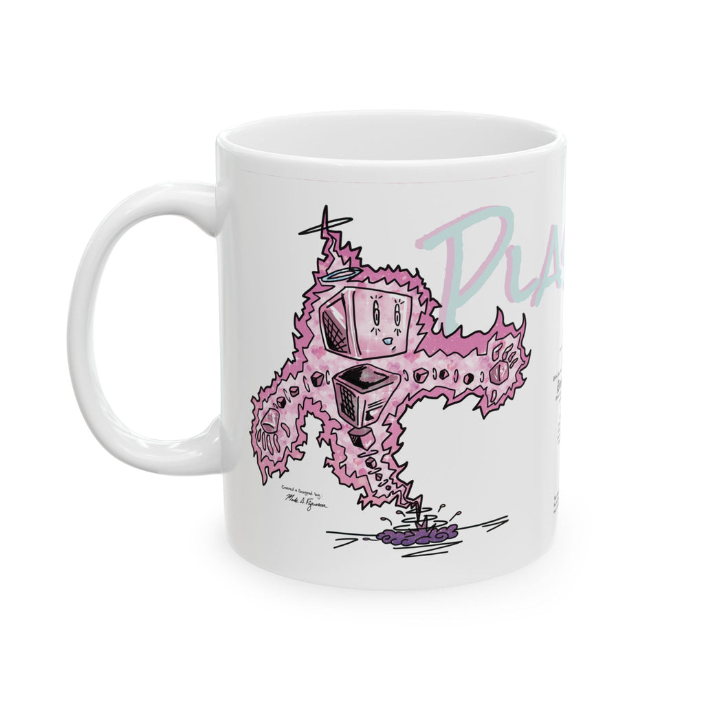Plasmids Ceramic Mug — Hand Drawn & Painted Illustration (11oz & 15oz)