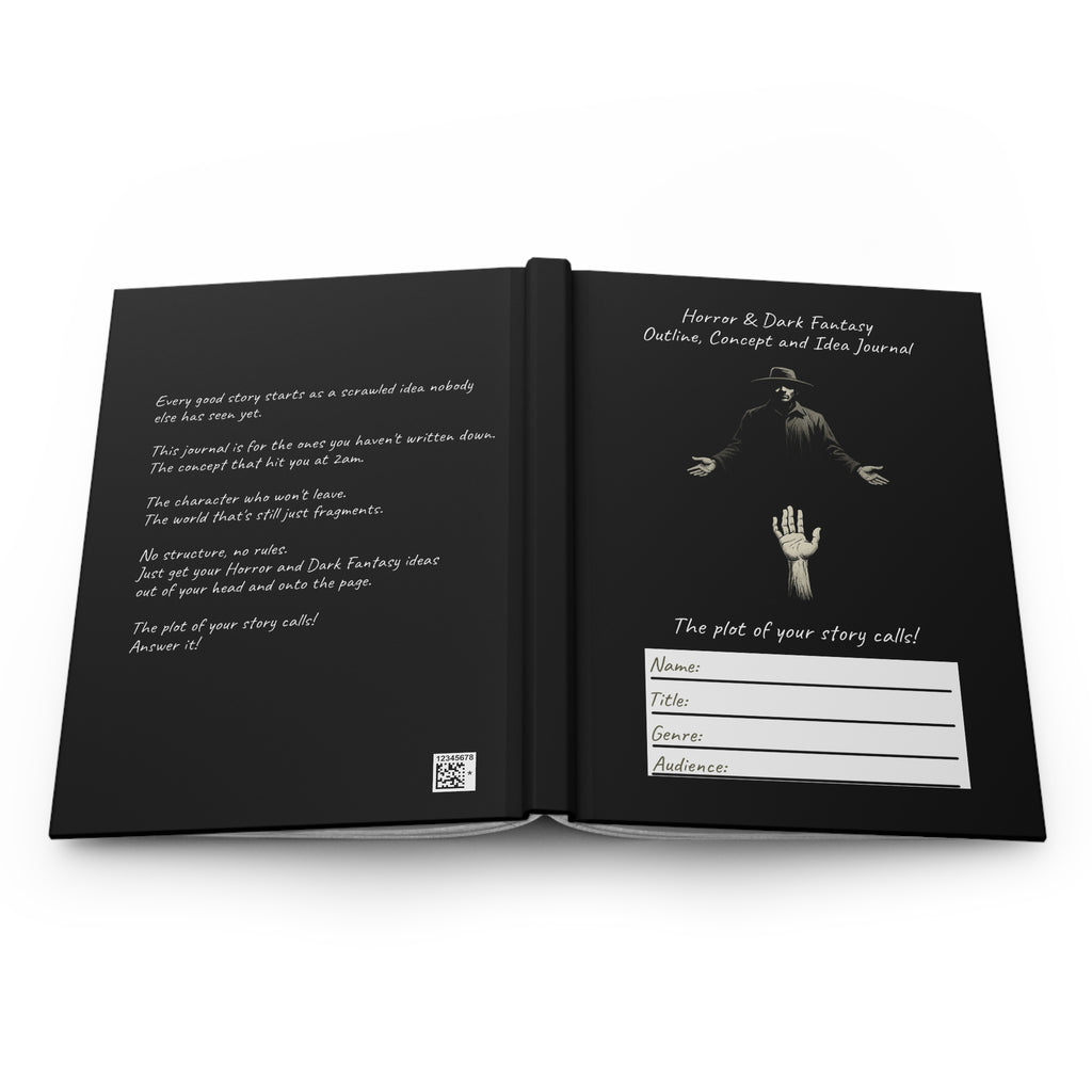 Lined Horror & Dark Fantasy Writing Journal for Writers