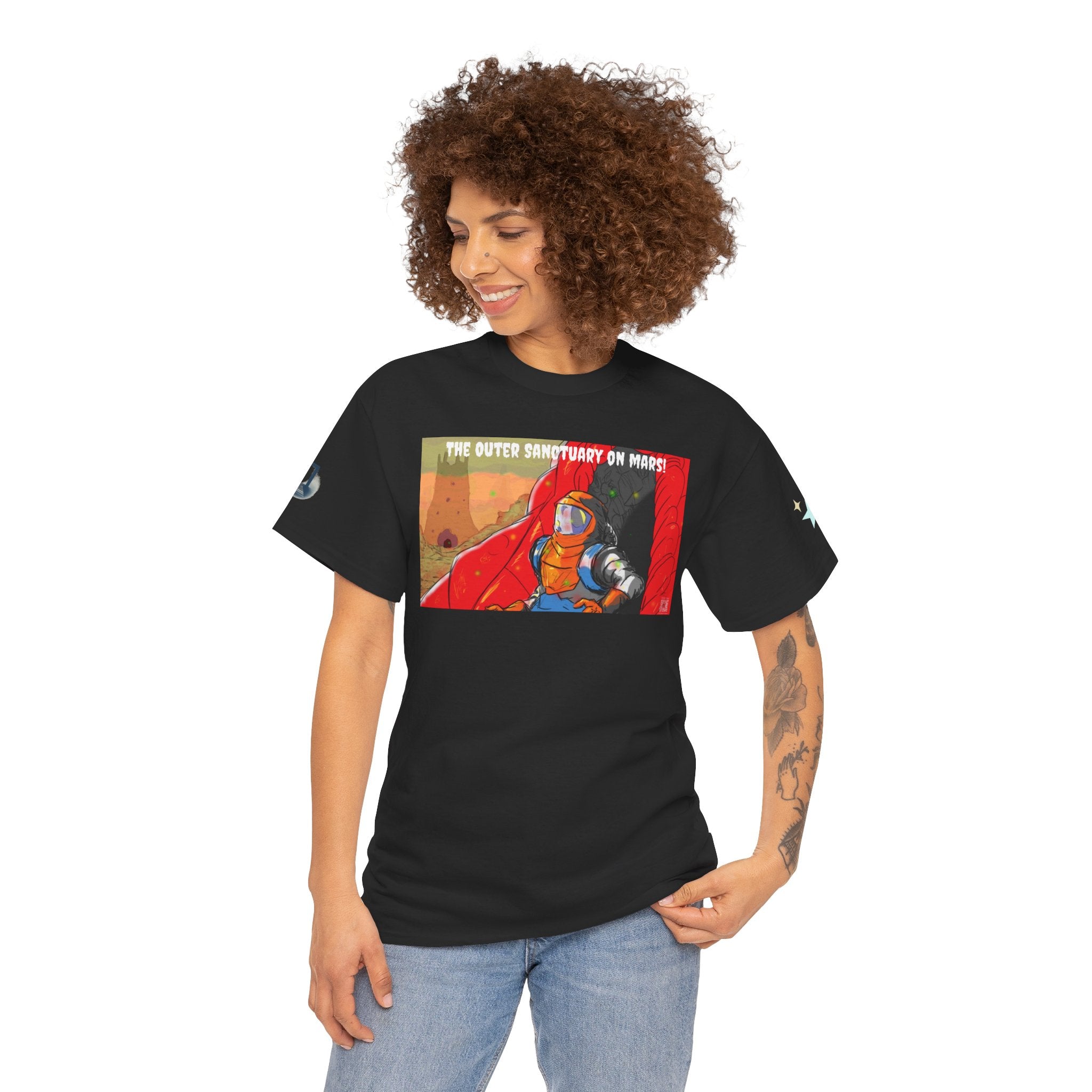 "The Outer Sanctuary on Mars" Heavy Cotton Graphic Tee