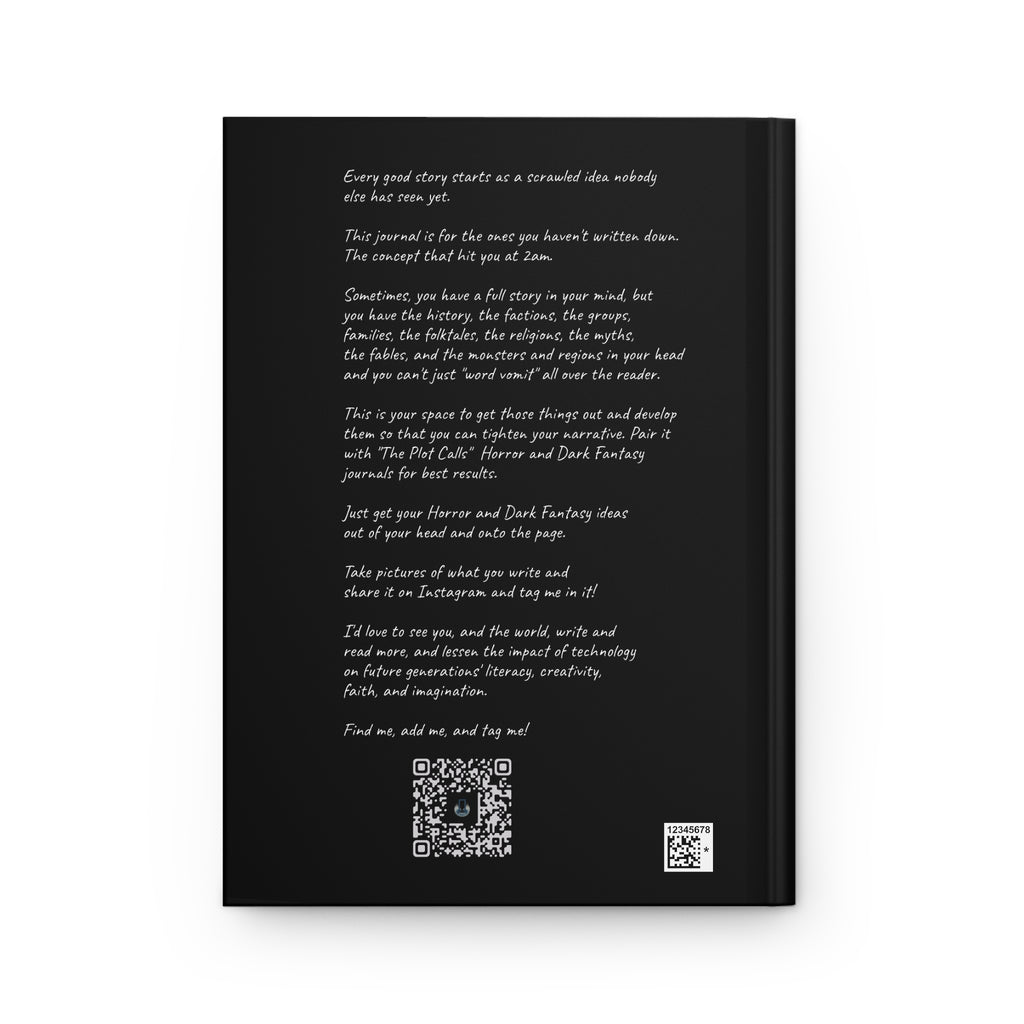 Diario de Lore y Construcción de Mundo de Horror y Fantasía Oscura para Escritores