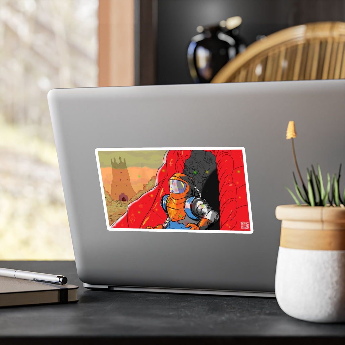 "The Outer Sanctuary on Mars" Kiss-Cut Vinyl Stickers