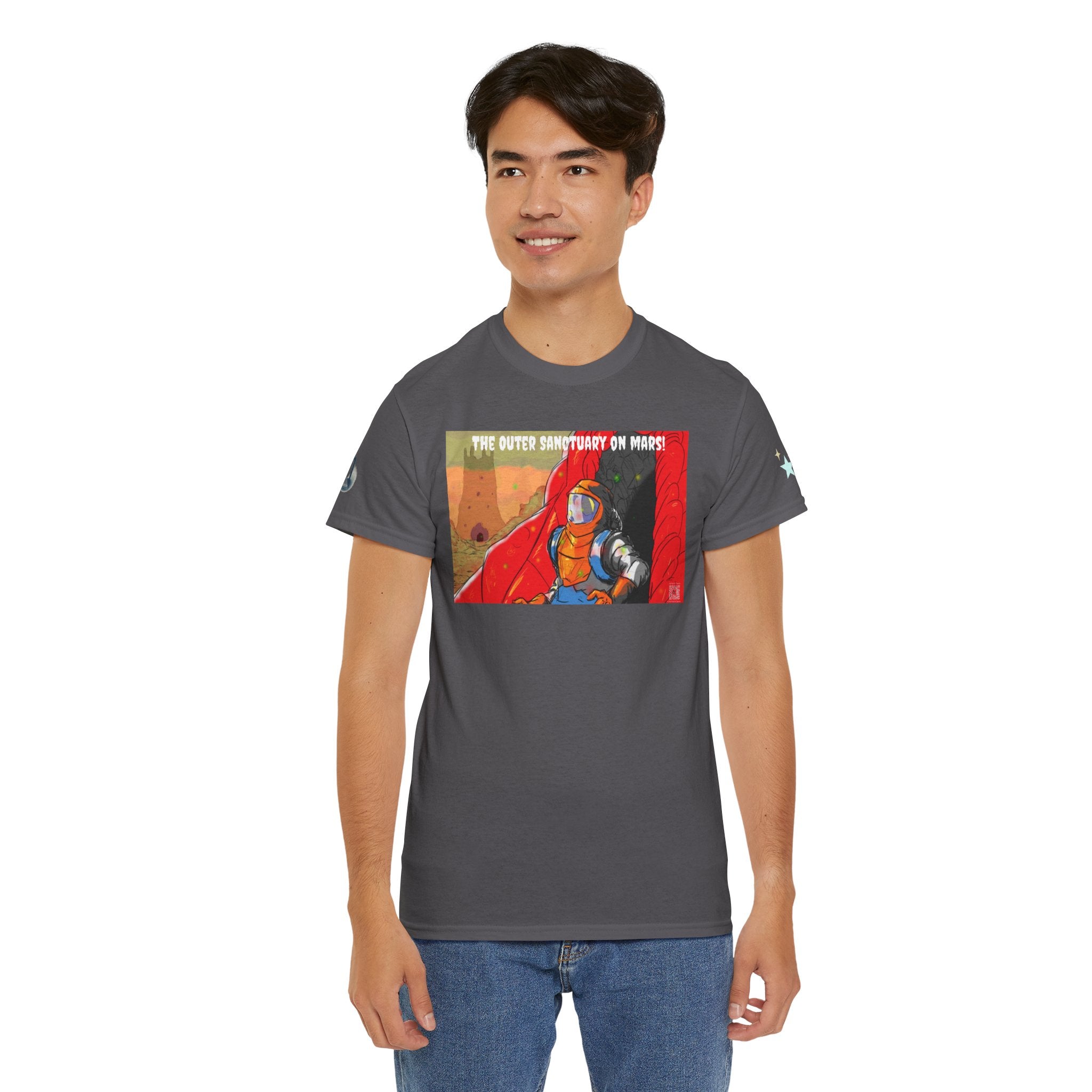 "The Outer Sanctuary on Mars" Heavy Cotton Graphic Tee