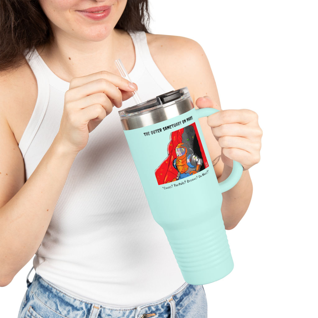 "The Outer Sanctuary on Mars" 40oz Insulated Travel Mug