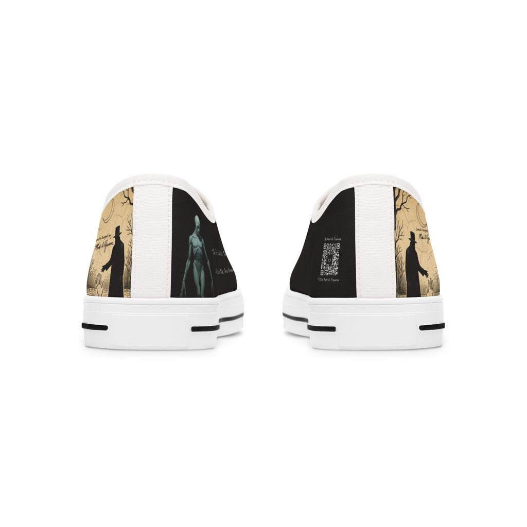 "The Plot Calls" Women's Low Top Canvas Sneakers