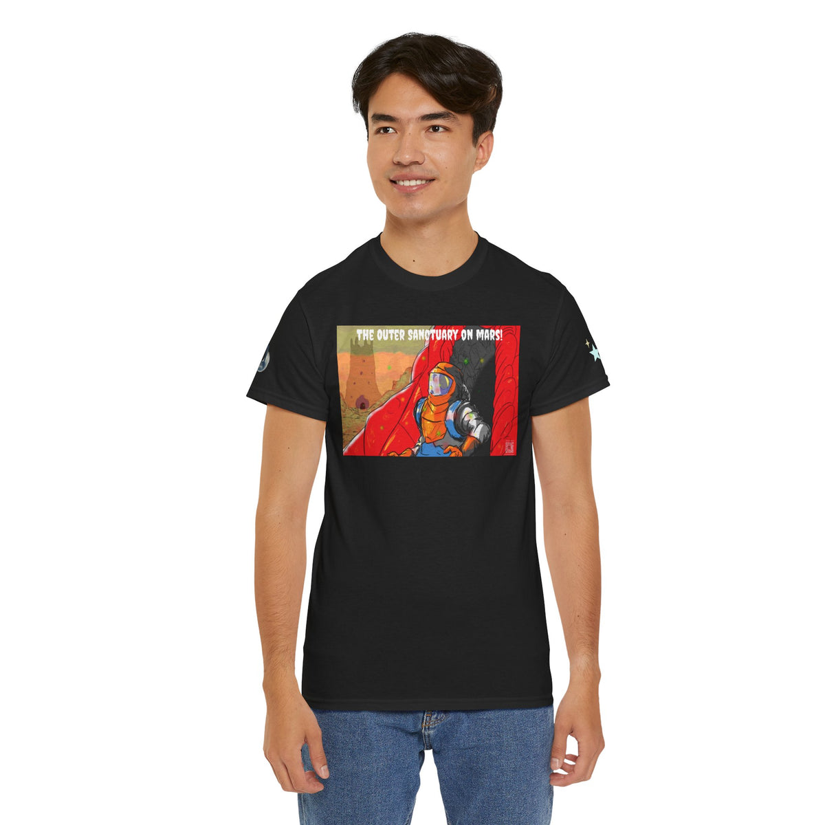 "The Outer Sanctuary on Mars" Heavy Cotton Graphic Tee