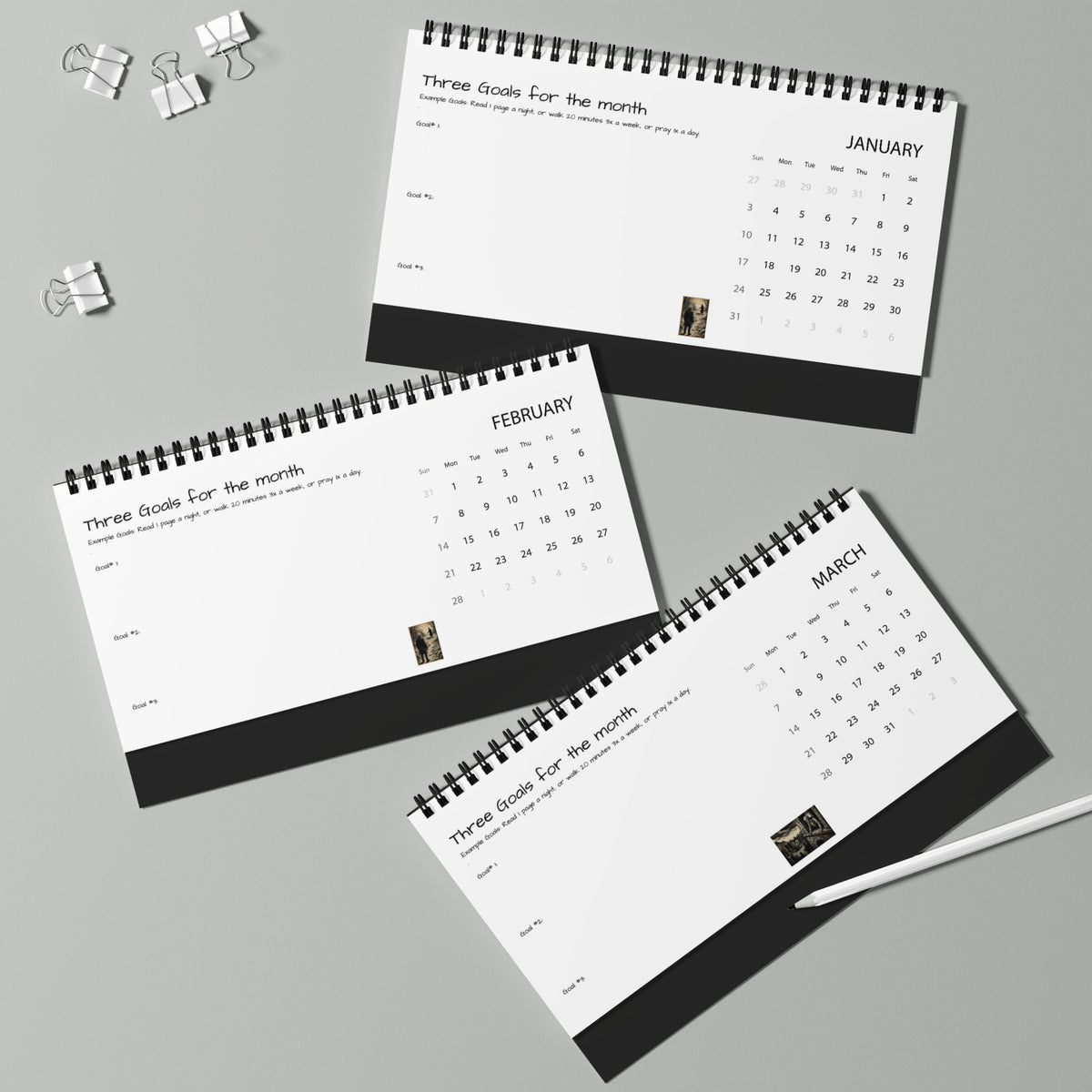 2027 Consistency + Planning Physical Calendar