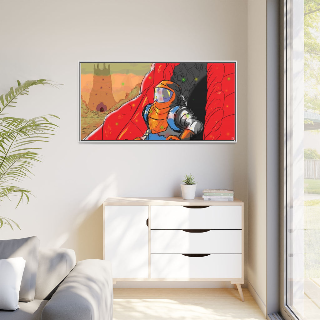 "The Outer Sanctuary on Mars" Framed Art Print