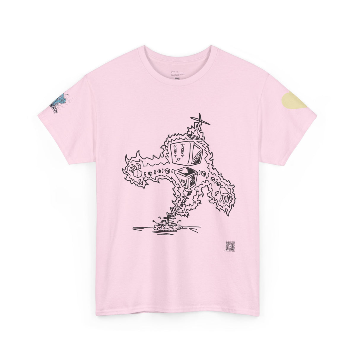 Unisex Hand Drawn Plasmid #2 Heavy Cotton Tee